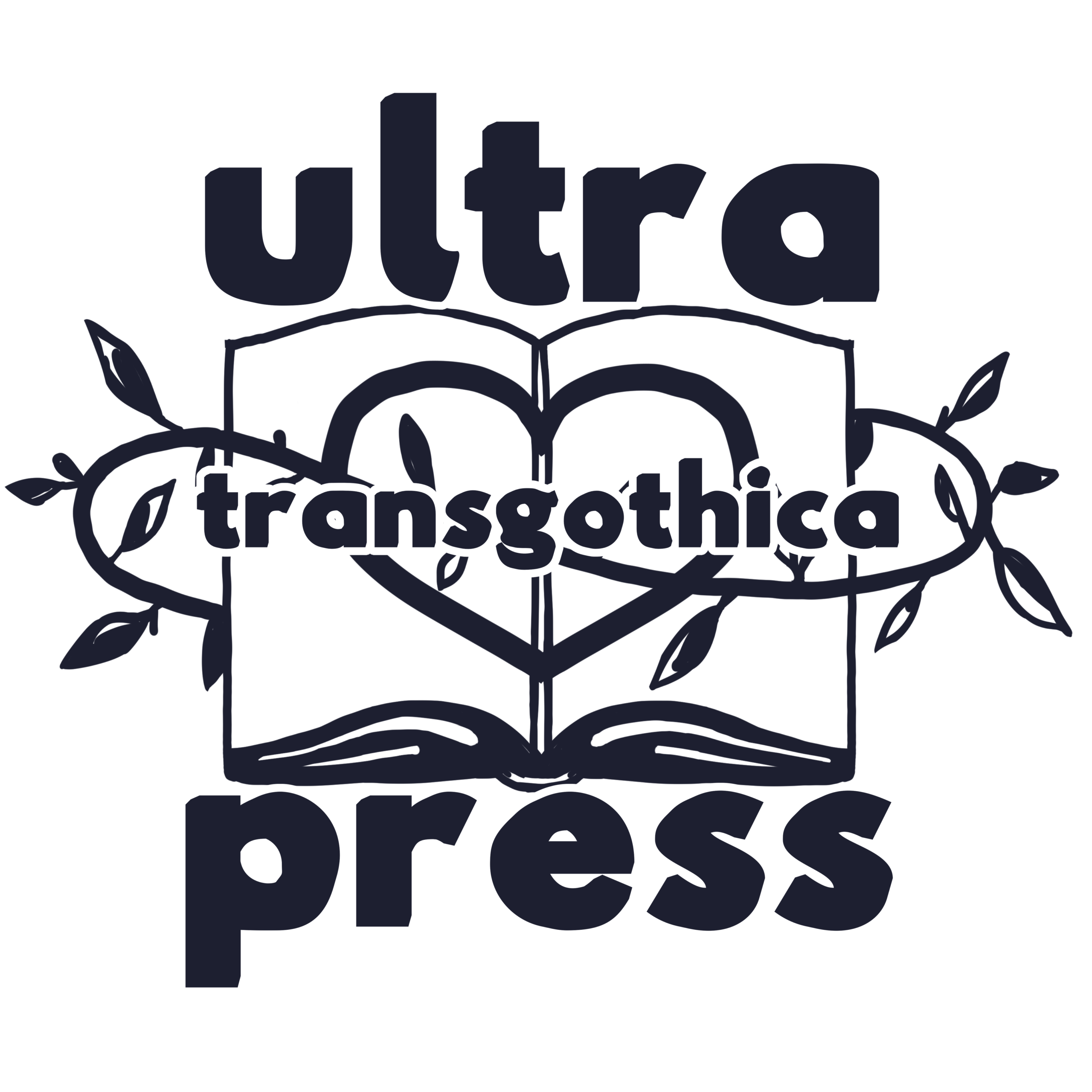 Ultra Transgothica Press Logo 12 x 12 inch